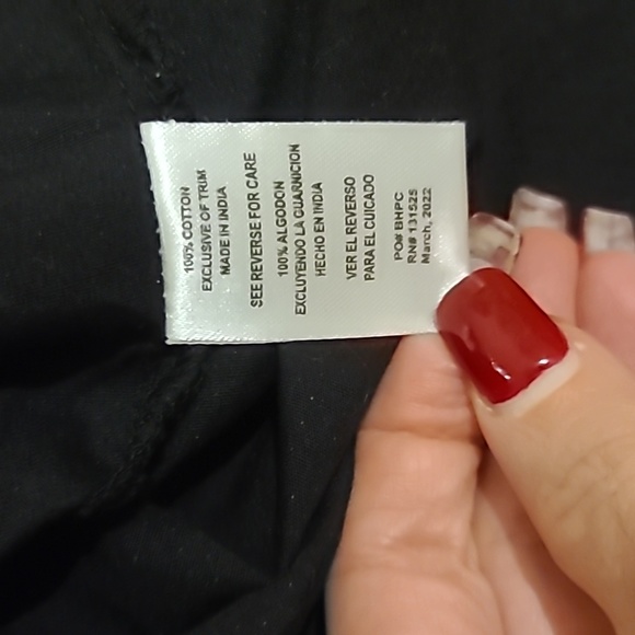 Beverly Hills Polo Club Button Up Shirt Black Polka Dot Mens 100% Cotton Size S - Picture 6 of 6